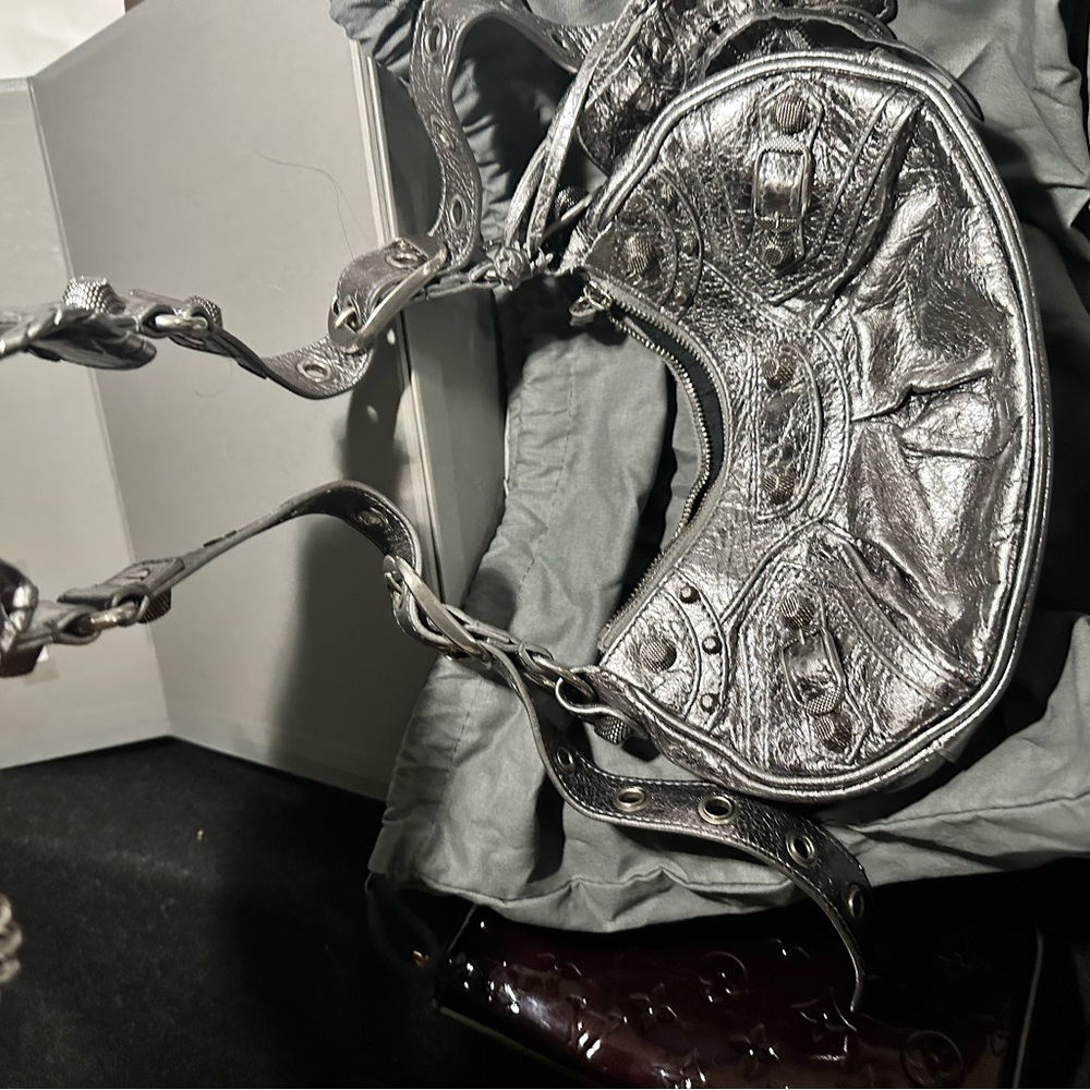 Balenciaga le Cagole silver xs